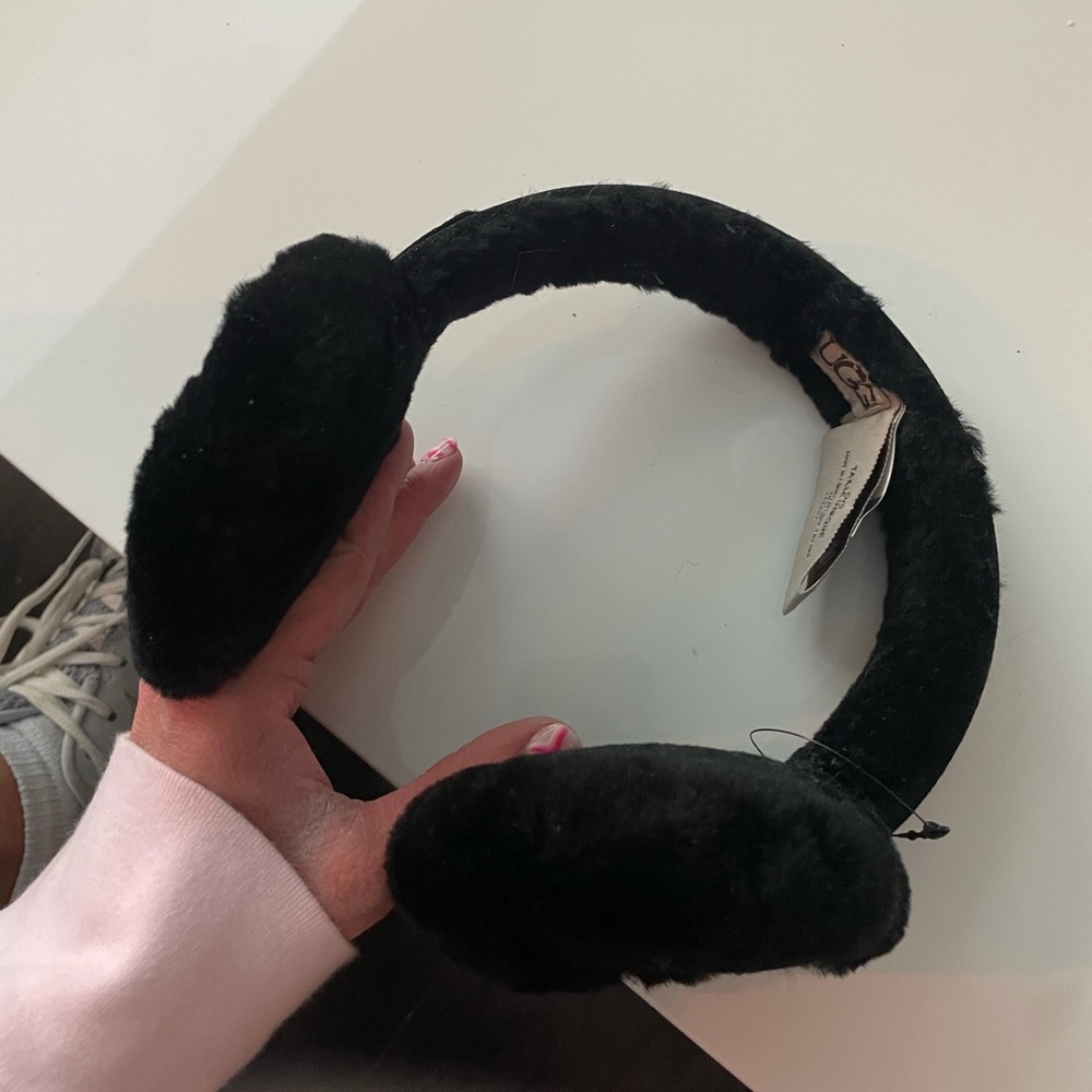 Black UGG earmuffs